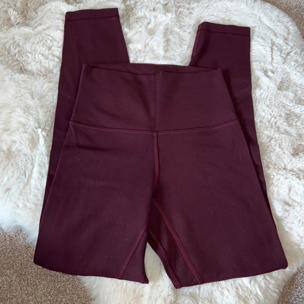 Lululemon Align 25” Mulberry leggings size 2